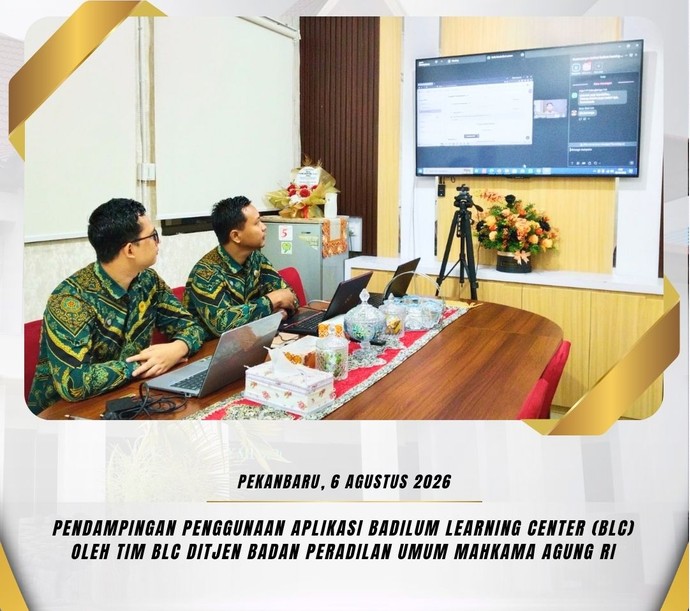 Pendampingan Penggunaan Aplikasi Badilum Learning Center (BLC)